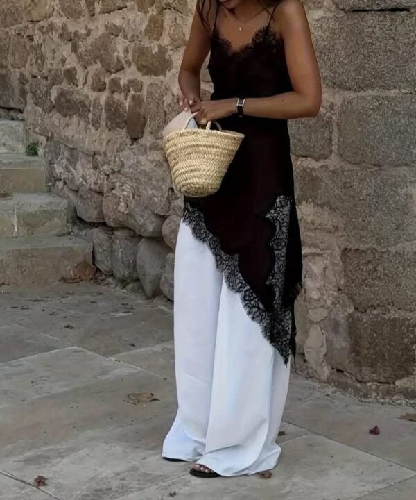 Palaidinė - tunika Black silk