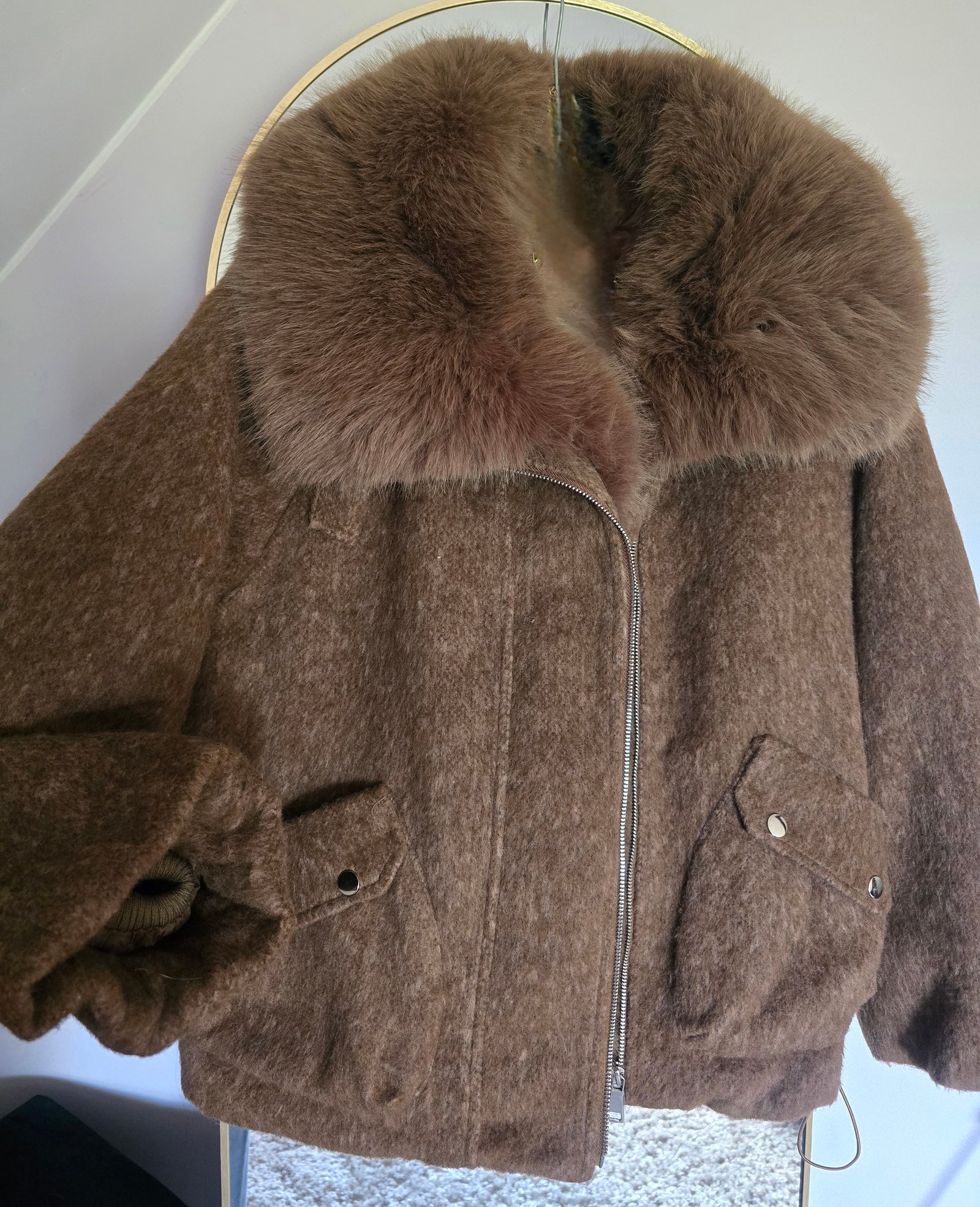 Su vilna puspaltis Camel - Image 8