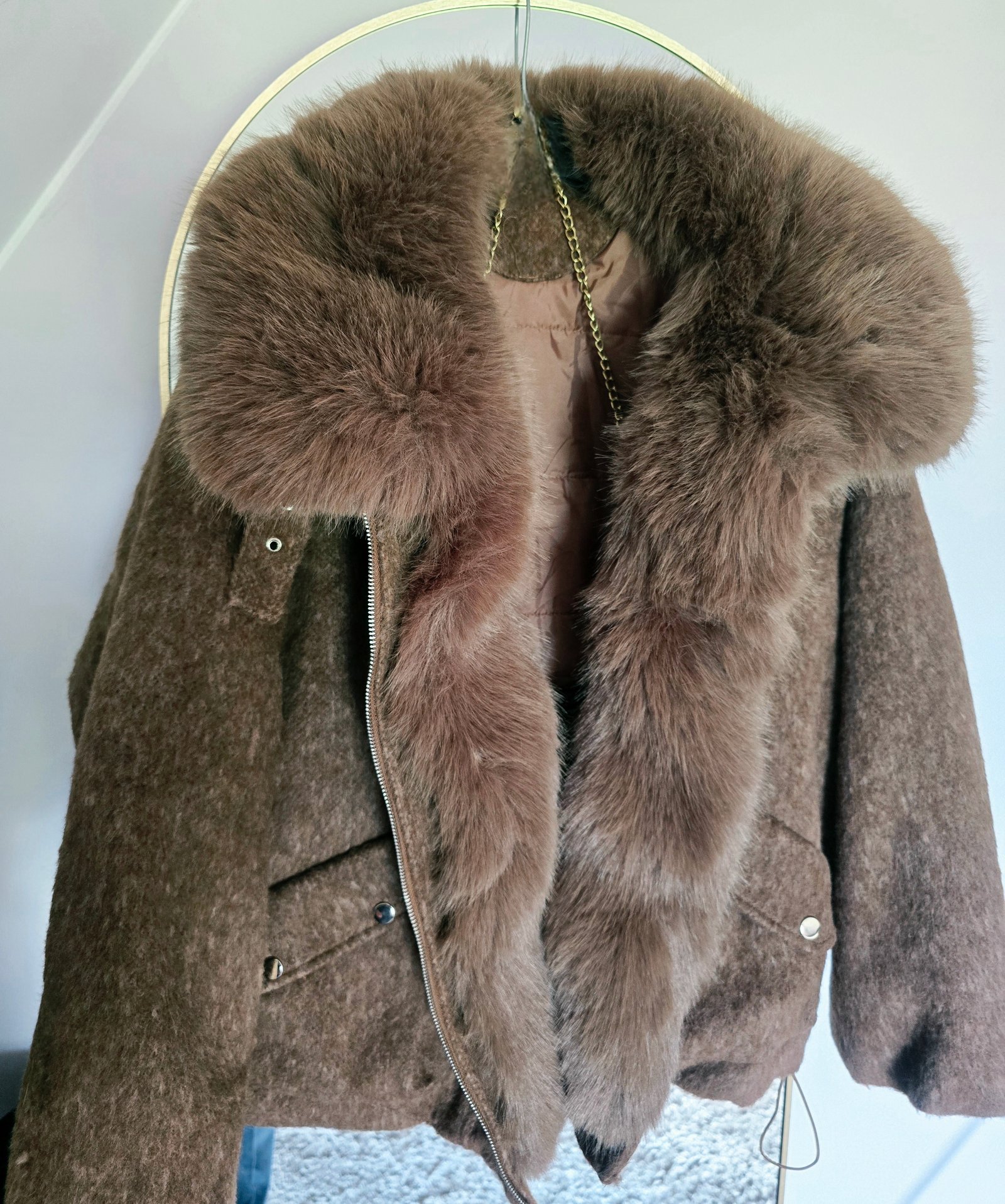 Su vilna puspaltis Camel - Image 7
